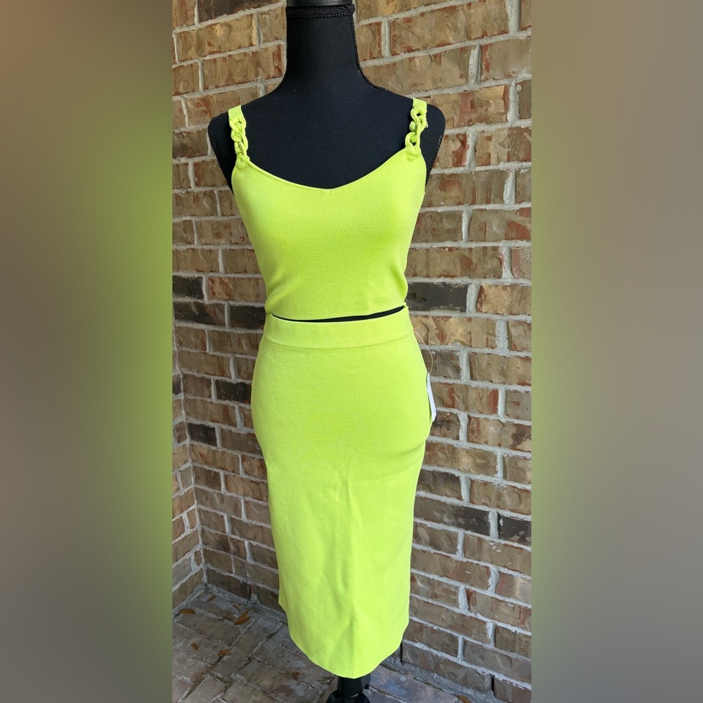 House of Harlow 1960 Neon Skirt Set